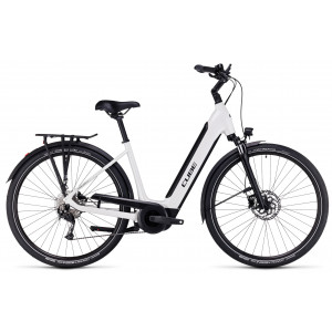 Elektrinis dviratis Cube Supreme Sport Hybrid ONE 500 Easy Entry white'n'black 2023