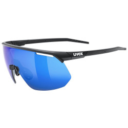 Akiniai Uvex pace one black matt / mirror blue