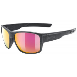 Akiniai Uvex esntl urban black matt / mirror red