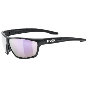 Akiniai Uvex sportstyle 706 CV black matt / mirror lavender