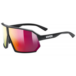 Akiniai Uvex sportstyle 237 black matt / mirror red