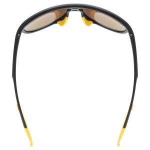 Akiniai Uvex sportstyle 515 black matt / mirror yellow