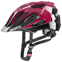 Šalmas Uvex quatro ruby red-black