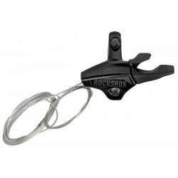 Šakės užrakinimo dalių komplektas Rock Shox OneLoc SID/Reba/Revelation (2013-2017) left above, right below