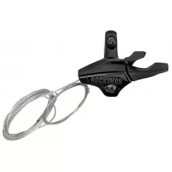 Šakės užrakinimo dalių komplektas Rock Shox OneLoc SID/Reba/Revelation (2013-2017) left above, right below