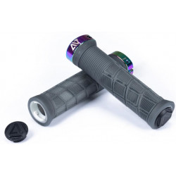 Vairo rankenėlės ACID Disrupt Slim 30.5mm translucent black'n'oil slick