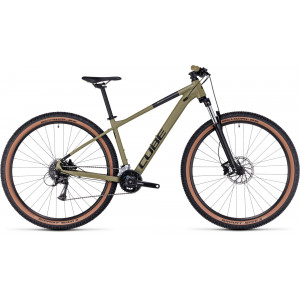 Dviratis Cube Aim Race 29 olive'n'black 2024