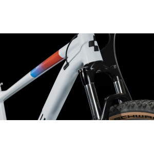 Dviratis Cube Aim SLX 29 white'n'blue'n'red 2024