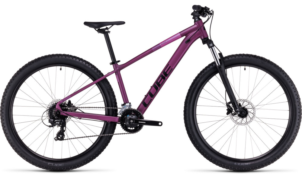 Dviratis Cube Access WS 29 darkpurple'n'pink 2024 - 1