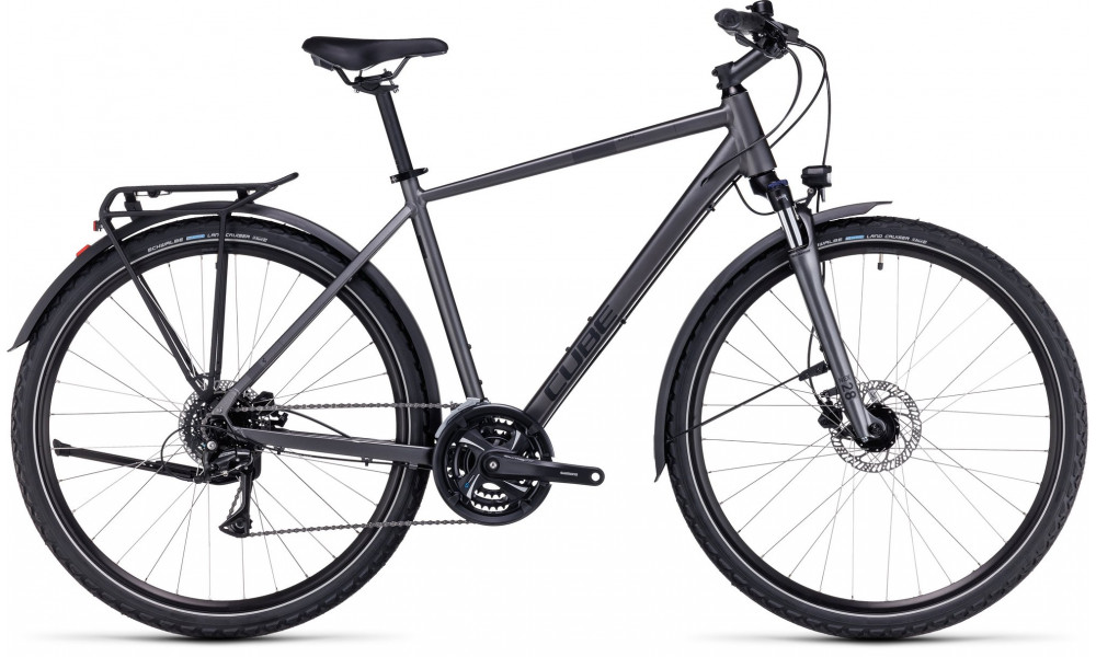 Dviratis Cube Nature Allroad graphite'n'black 2024 - 1