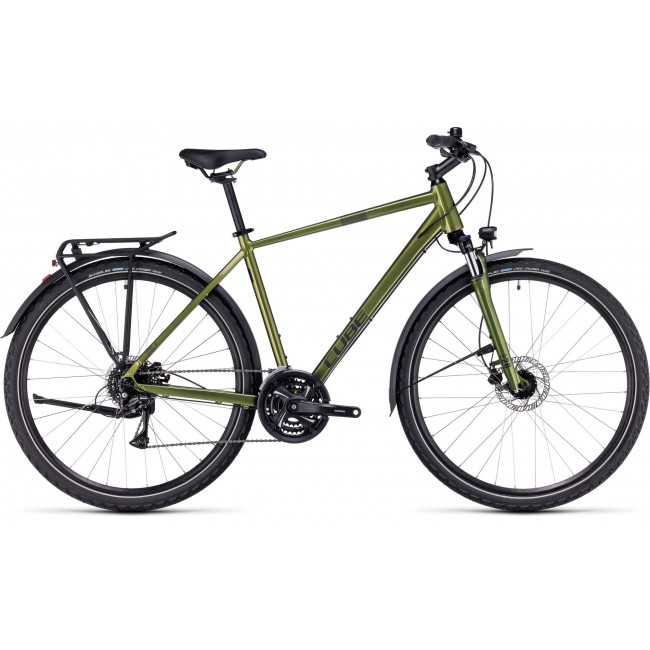 Dviratis Cube Nature Allroad shinymoss'n'black 2024