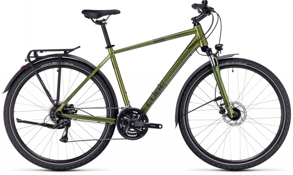 Dviratis Cube Nature Allroad shinymoss'n'black 2024 - 1