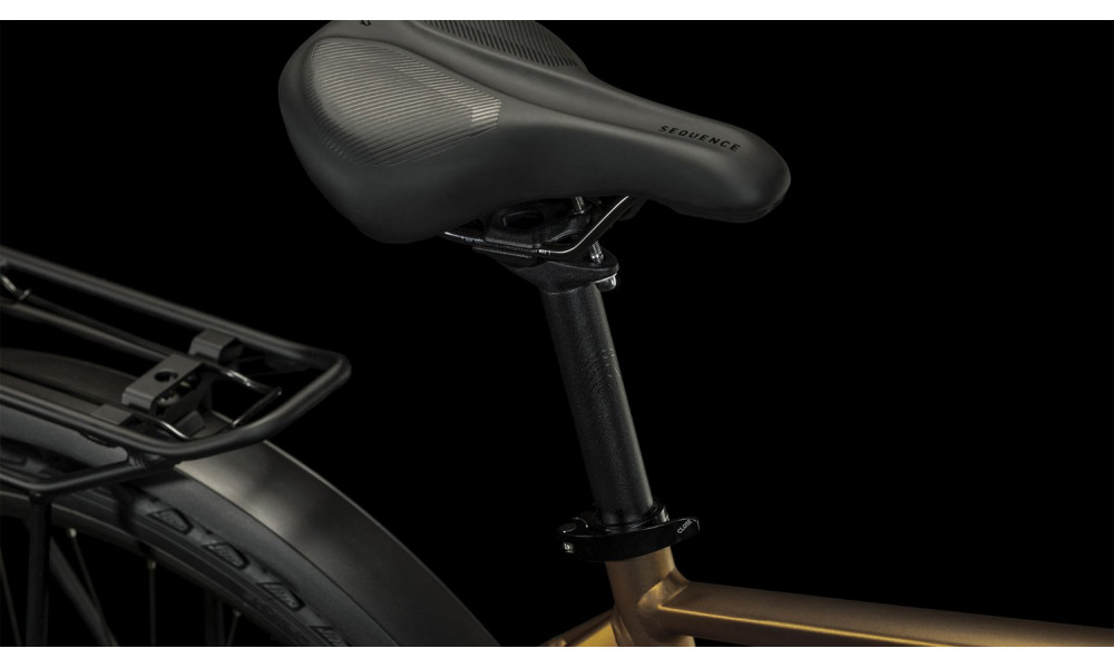 Dviratis Cube Nature Pro Allroad gold'n'black 2024 - 2