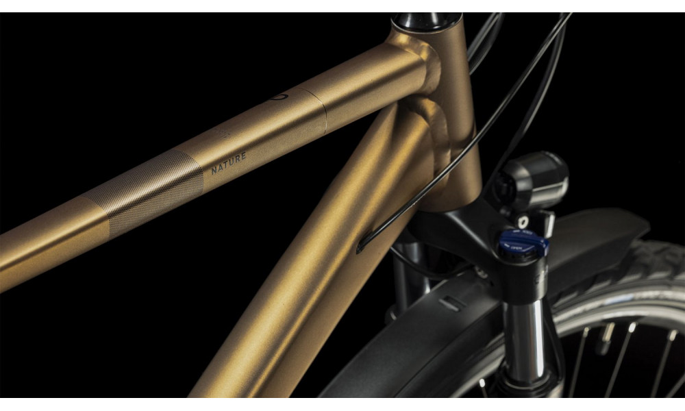 Dviratis Cube Nature Pro Allroad gold'n'black 2024 - 6