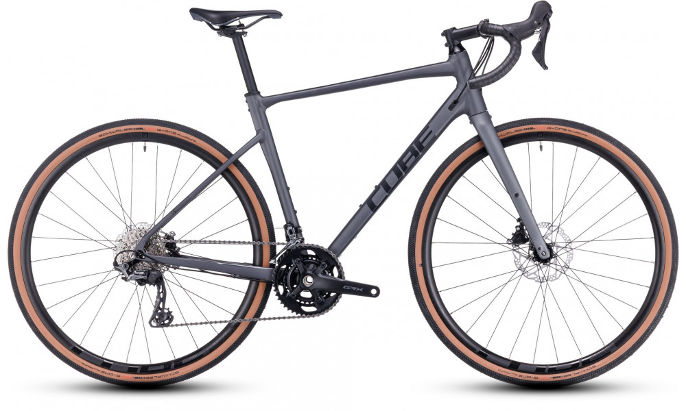 Dviratis Cube Nuroad Race grey'n'black 2024 - 1