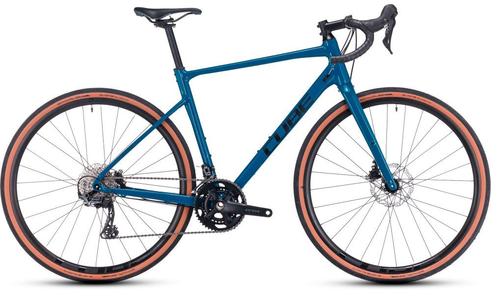 Dviratis Cube Nuroad Race blue'n'black 2024 - 1