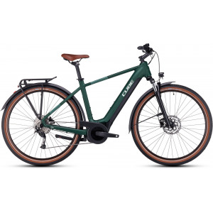 Elektrinis dviratis Cube Touring Hybrid ONE 500 darkgreen'n'green 2024
