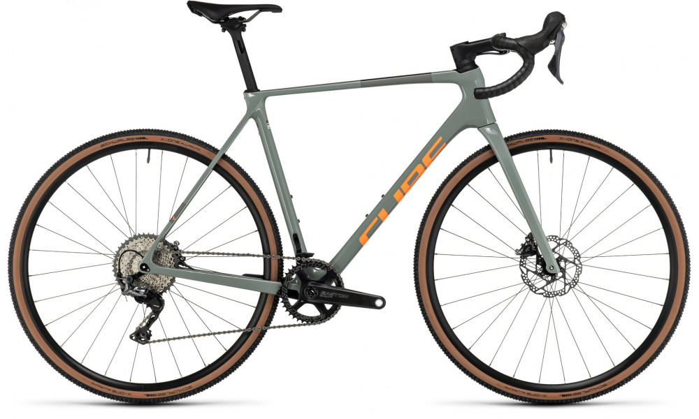 Dviratis Cube Cross Race C:62 Pro swampgrey'n'orange 2024 - 1