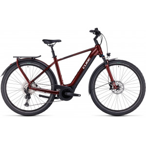 Elektrinis dviratis Cube Touring Hybrid EXC 625 red'n'white 2024