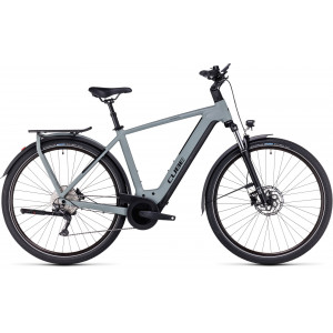 Elektrinis dviratis Cube Kathmandu Hybrid ONE 750 swampgrey'n'black 2024