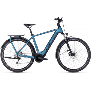 Elektrinis dviratis Cube Kathmandu Hybrid ONE 750 blue'n'black 2024