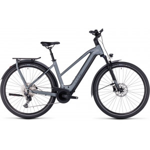 Elektrinis dviratis Cube Kathmandu Hybrid Pro 750 Trapeze flashgrey'n'metal 2024
