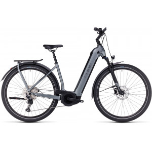 Elektrinis dviratis Cube Kathmandu Hybrid Pro 750 Easy Entry flashgrey'n'metal 2024