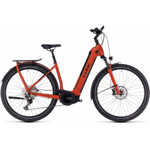 Elektrinis dviratis Cube Kathmandu Hybrid EXC 750 Easy Entry red'n'black 2024