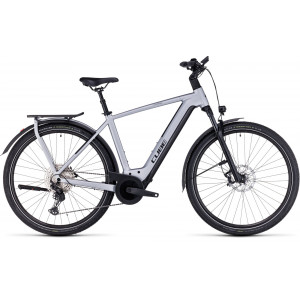 Elektrinis dviratis Cube Kathmandu Hybrid SLX 750 polarsilver'n'black 2024