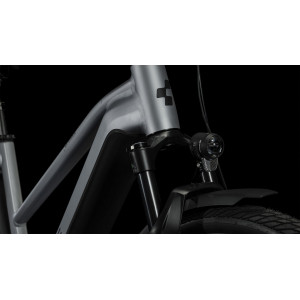Elektrinis dviratis Cube Kathmandu Hybrid SLX 750 Trapeze polarsilver'n'black 2024