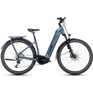Elektrinis dviratis Cube Kathmandu Hybrid ABS 750 Easy Entry smaragdgrey'n'blue 2024