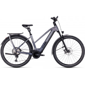 Elektrinis dviratis Cube Kathmandu Hybrid SLT 750 Trapeze prizmsilver'n'grey 2024