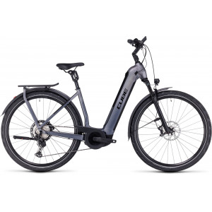 Elektrinis dviratis Cube Kathmandu Hybrid SLT 750 Easy Entry prizmsilver'n'grey 2024