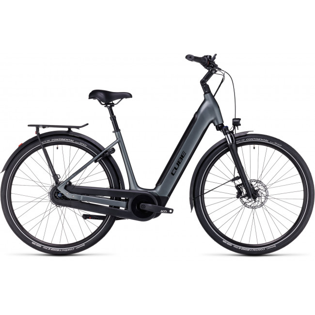 Elektrinis dviratis Cube Supreme RT Hybrid Pro 500 Easy Entry flashgrey'n'black 2024
