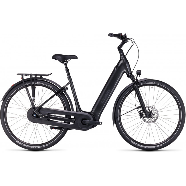 Elektrinis dviratis Cube Supreme Hybrid EX 625 Easy Entry grey'n'black 2024