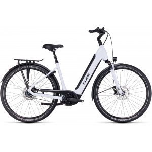 Elektrinis dviratis Cube Supreme Hybrid EXC 500 Easy Entry flashwhite'n'black 2024