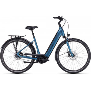 Elektrinis dviratis Cube Supreme Hybrid EXC 625 Easy Entry blue'n'black 2024
