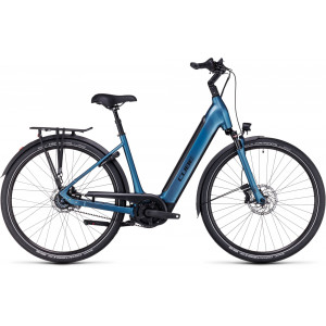 Elektrinis dviratis Cube Supreme RT Hybrid EXC 500 Easy Entry blue'n'black 2024