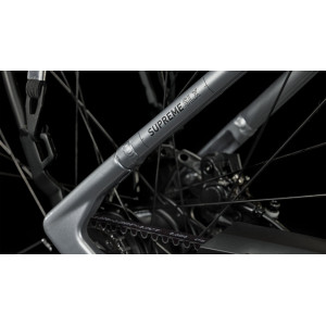 Elektrinis dviratis Cube Supreme Hybrid SLX 625 Easy Entry polarsilver'n'black 2024