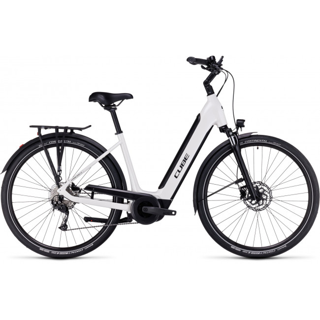 Elektrinis dviratis Cube Supreme Sport Hybrid ONE 500 Easy Entry white'n'black 2024