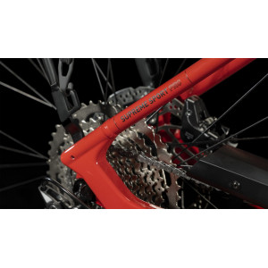 Elektrinis dviratis Cube Supreme Sport Hybrid Pro 500 Easy Entry red'n'black 2024