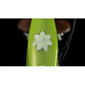 Elektrinis dviratis Cube Ella Ride Hybrid 500 Easy Entry green'n'green 2024