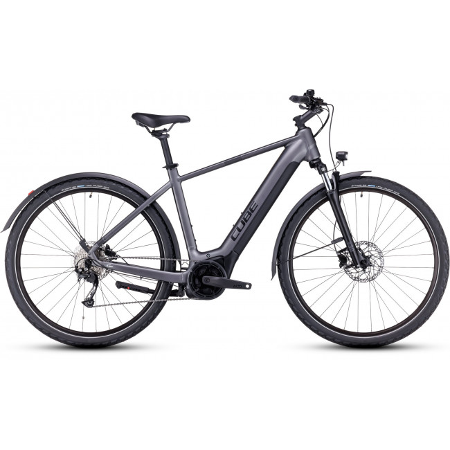 Elektrinis dviratis Cube Nuride Hybrid Performance 500 Allroad graphite'n'black 2024