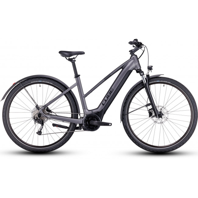 Elektrinis dviratis Cube Nuride Hybrid Performance 500 Allroad Trapeze graphite'n'black 2024