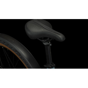 Elektrinis dviratis Cube Nuride Hybrid Performance 500 Allroad Trapeze metalblue'n'red 2024