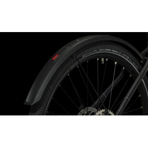 Elektrinis dviratis Cube Nuride Hybrid Pro 625 Allroad Trapeze black'n'metal 2024
