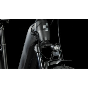 Elektrinis dviratis Cube Nuride Hybrid Pro 750 Allroad Easy Entry black'n'metal 2024