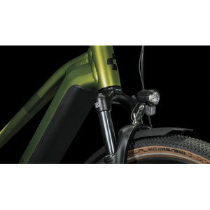 Elektrinis dviratis Cube Nuride Hybrid Pro 625 Allroad Trapeze shinymoss'n'black 2024
