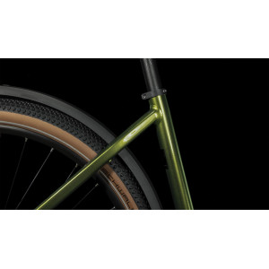 Elektrinis dviratis Cube Nuride Hybrid Pro 625 Allroad Easy Entry shinymoss'n'black 2024