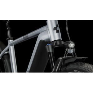 Elektrinis dviratis Cube Nuride Hybrid EXC 750 Allroad polarsilver'n'black 2024